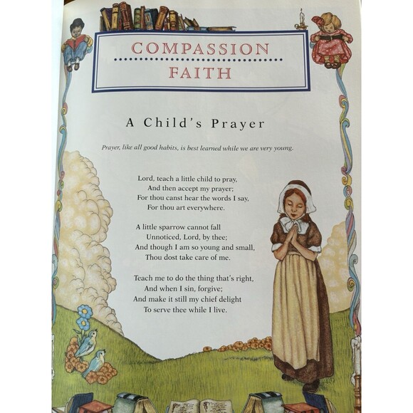 Children's Book of Virtues by William J. Bennett (1995, Hardcover) - Picture 10 of 10